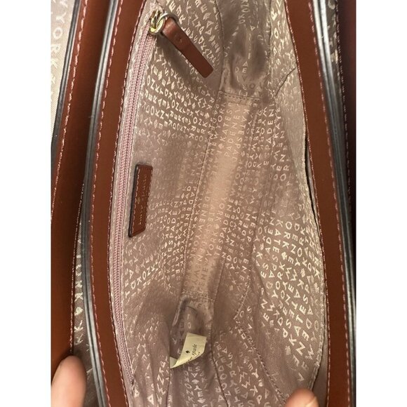 Kate Spade New York Crossbody Bag Brown Women's Pebbled Leather Pockets - Picture 7 of 10